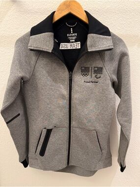 Women’s Elevate Grey Team USA Olympic Zip Jacket
